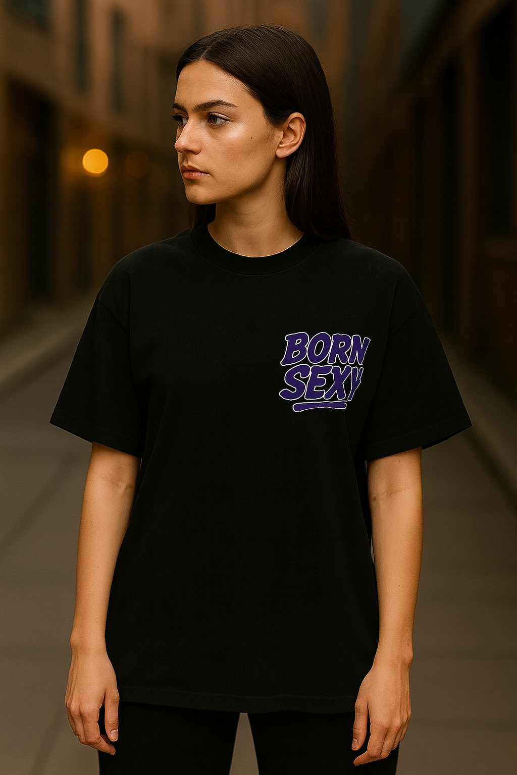 Oversize Print T-shirt