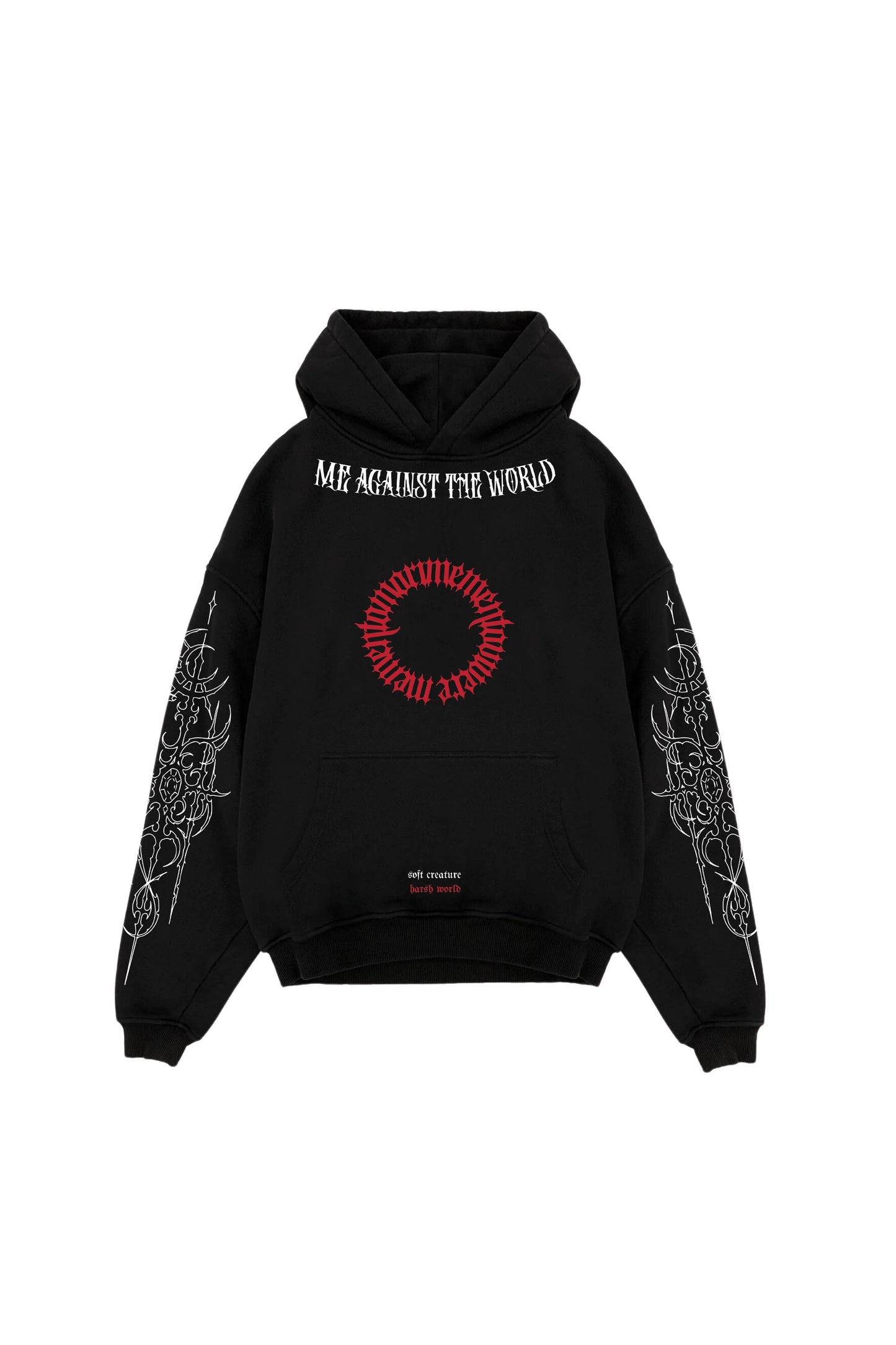 Hollow Crown Designed Oversized Hoodie