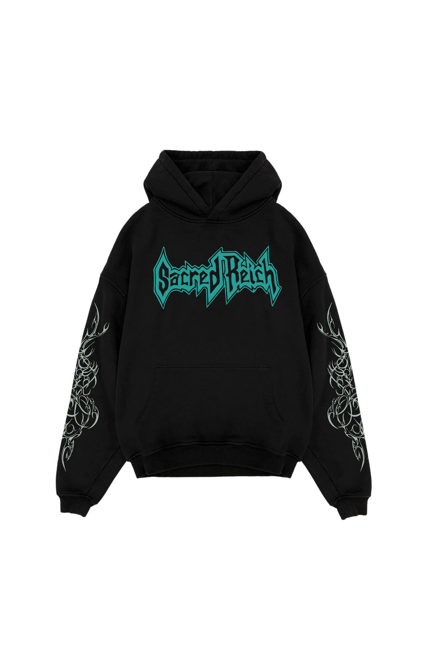 Sacred Riech Designed Oversized Hoodie