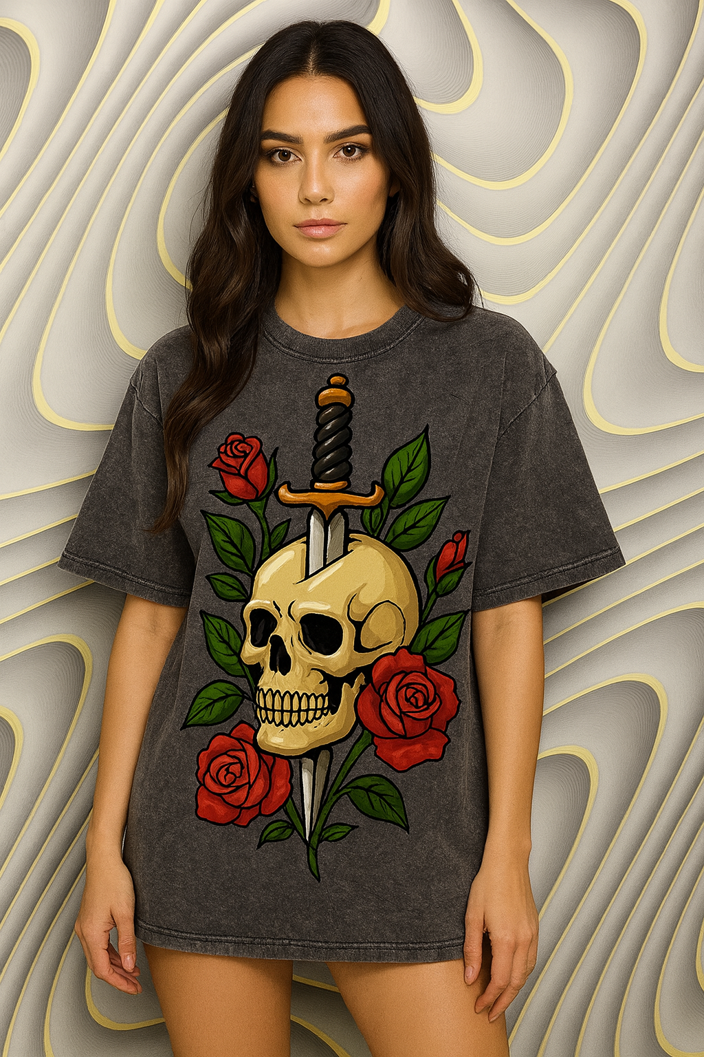 Oversize Acid wash T-shirt