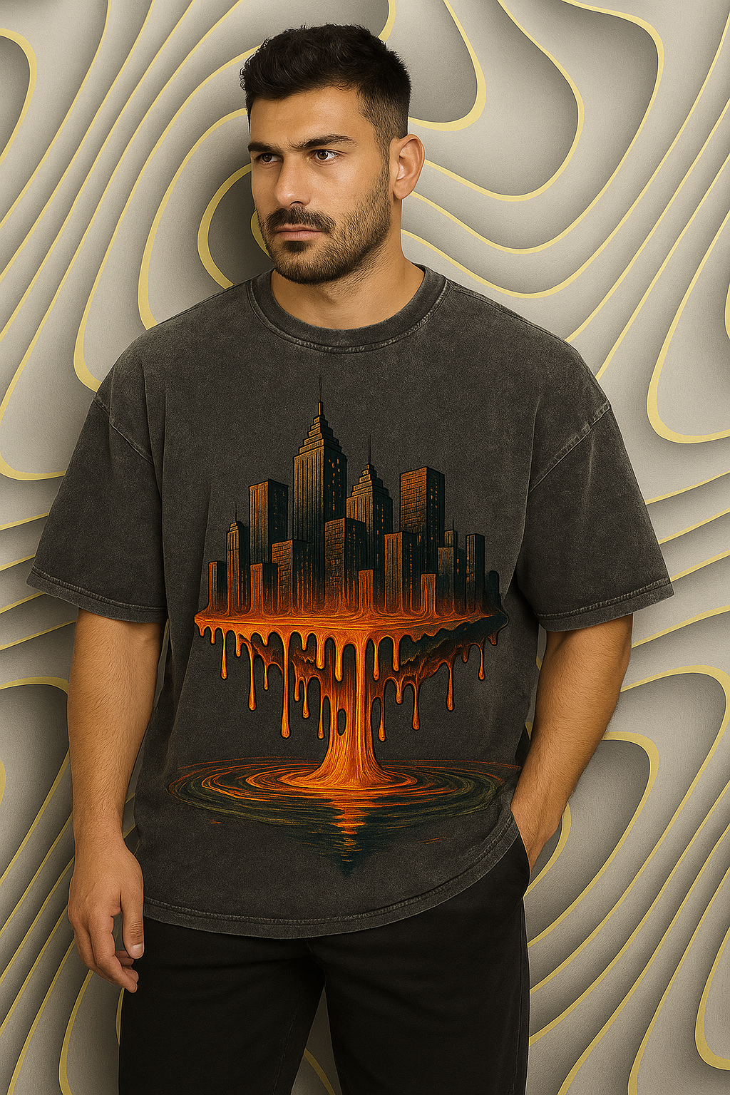 Oversize Acid wash T-shirt