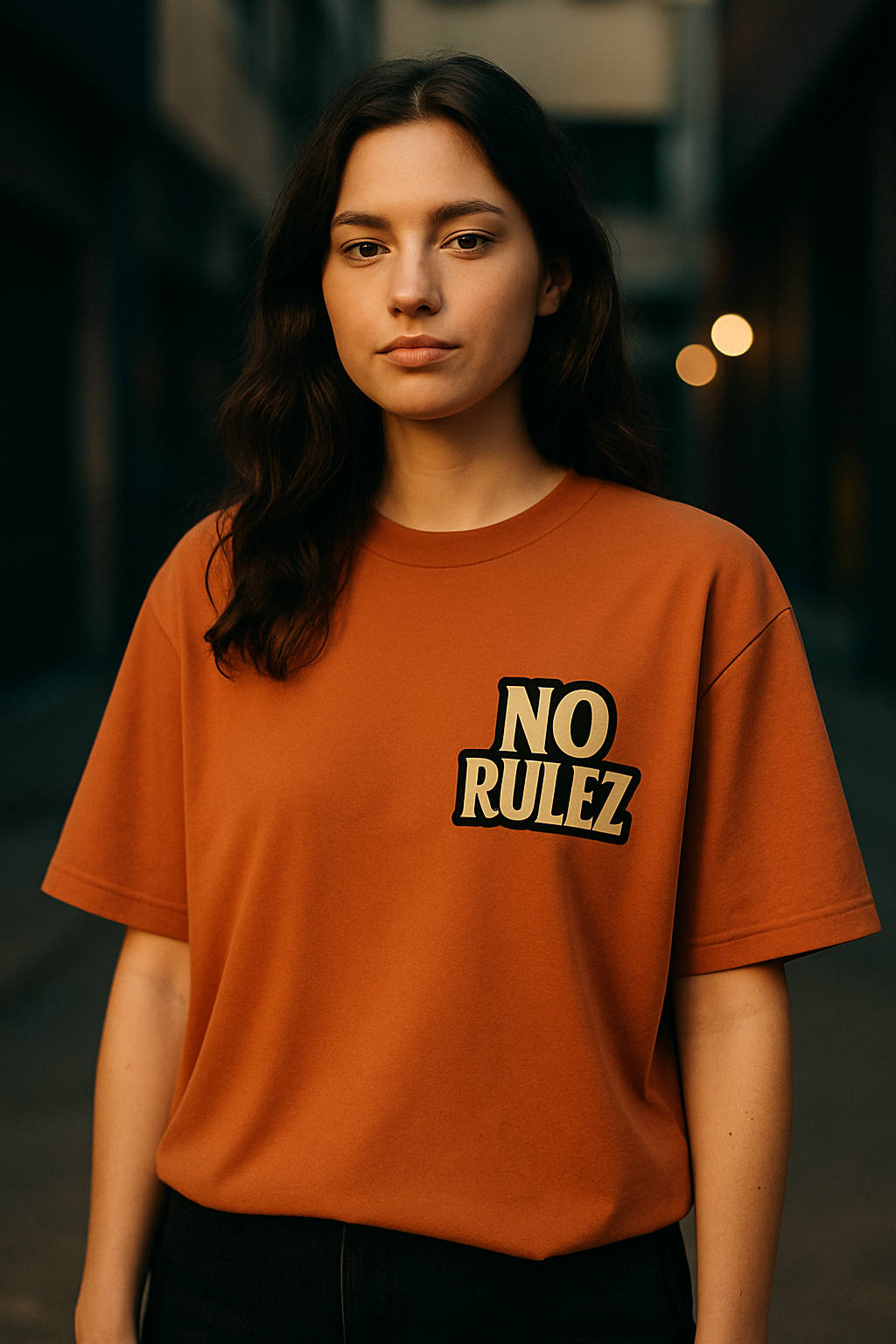 Oversize Print T-shirt