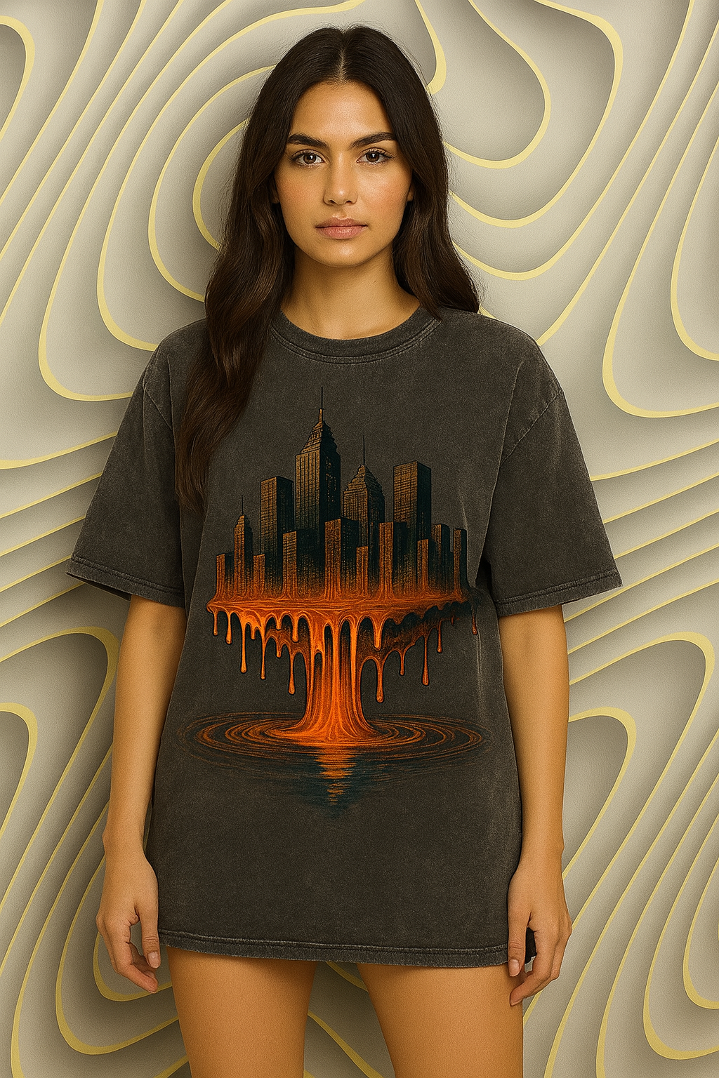 Oversize Acid wash T-shirt