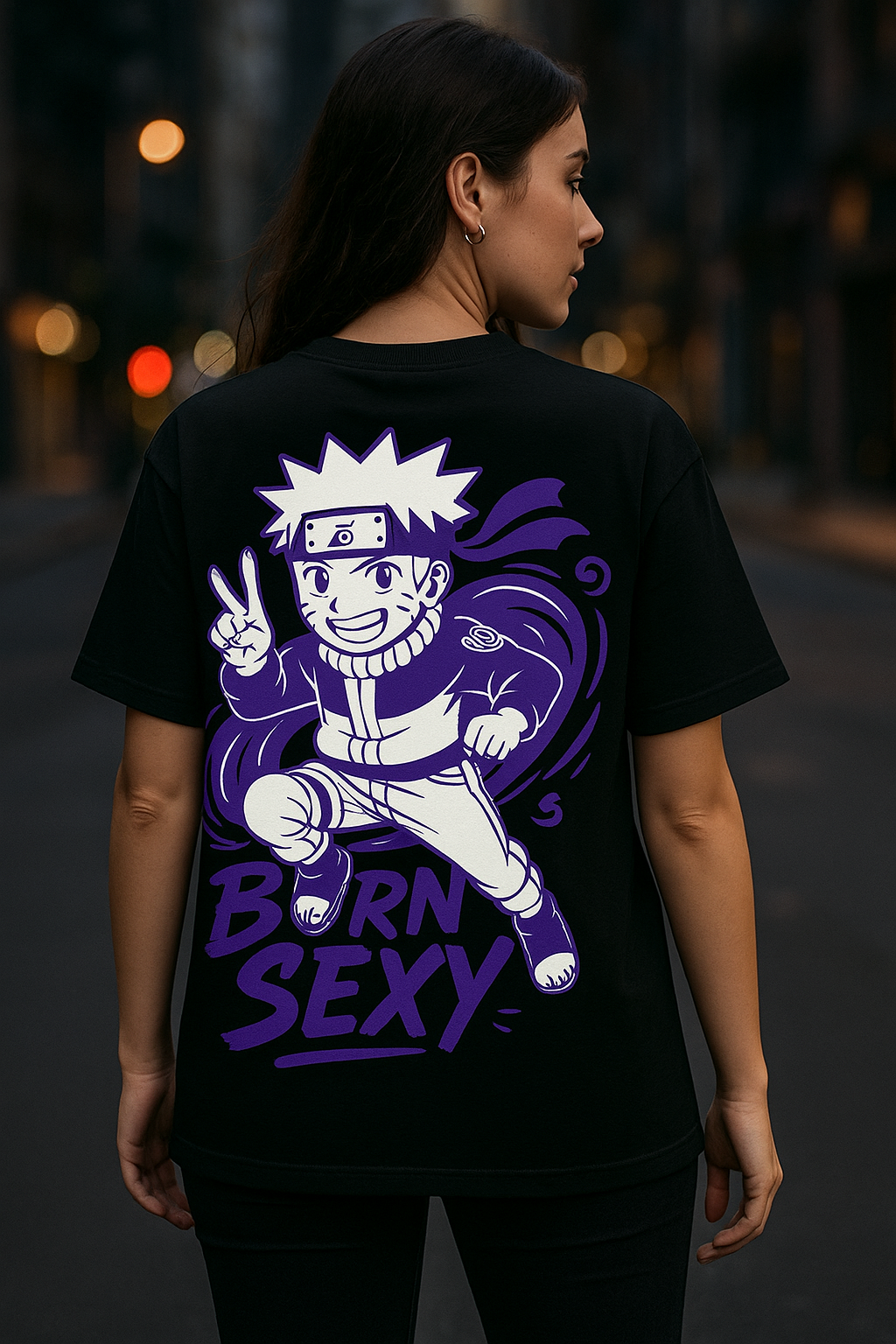 Oversize Print T-shirt