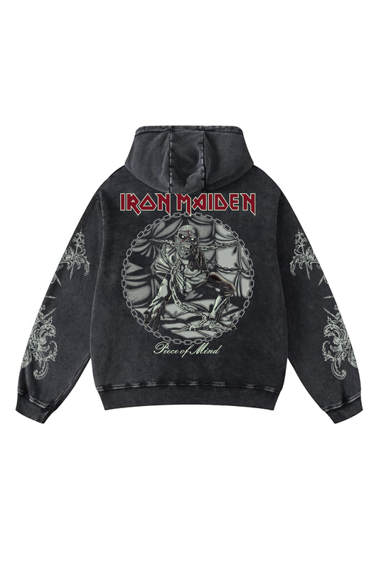 Iron Maiden Designed Oversized Hoodie