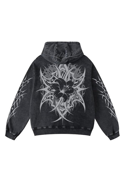 Chalice of Night Designed Oversized Hoodie