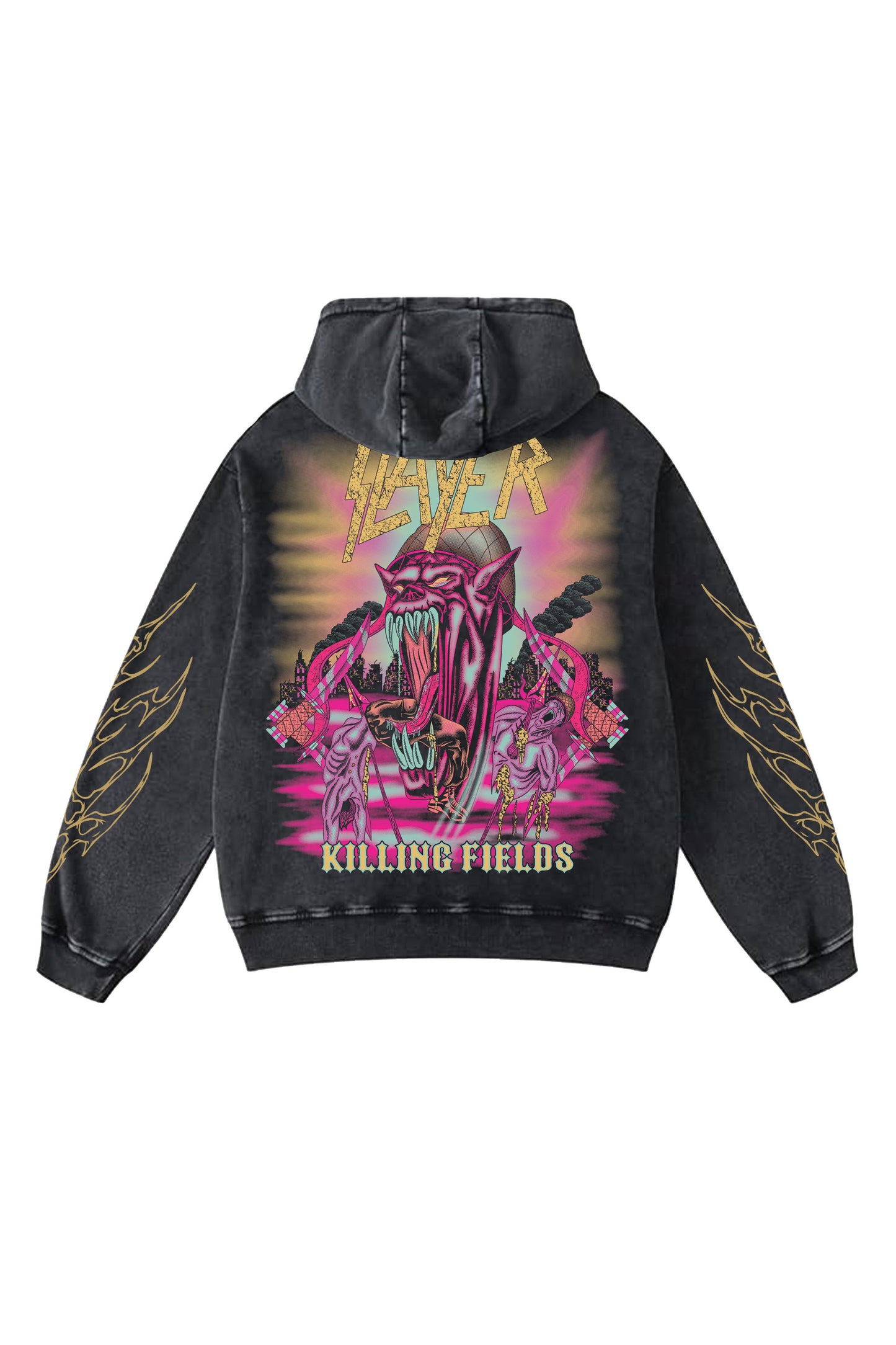 Slayer Designed Oversized Hoodie