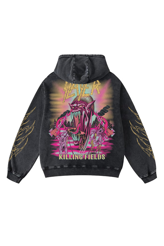 Slayer Designed Oversized Hoodie