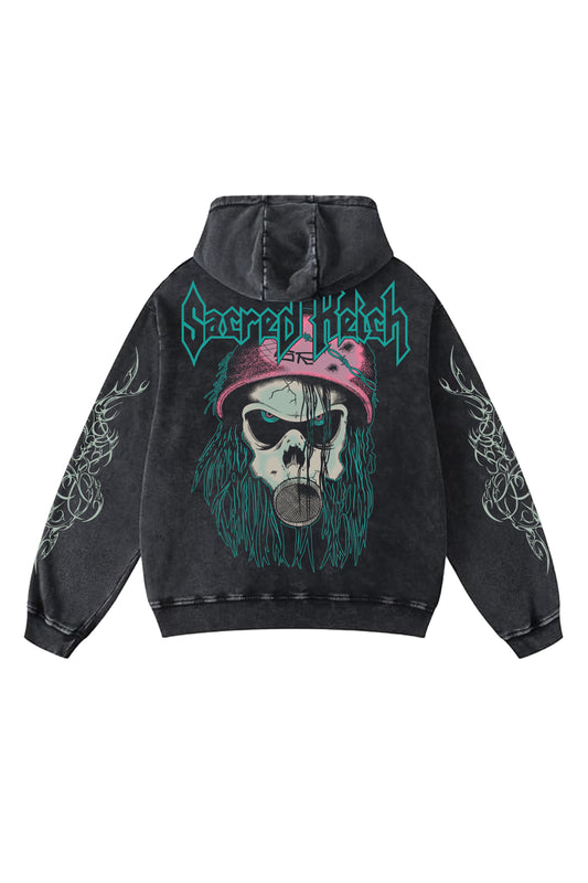 Sacred Riech Designed Oversized Hoodie