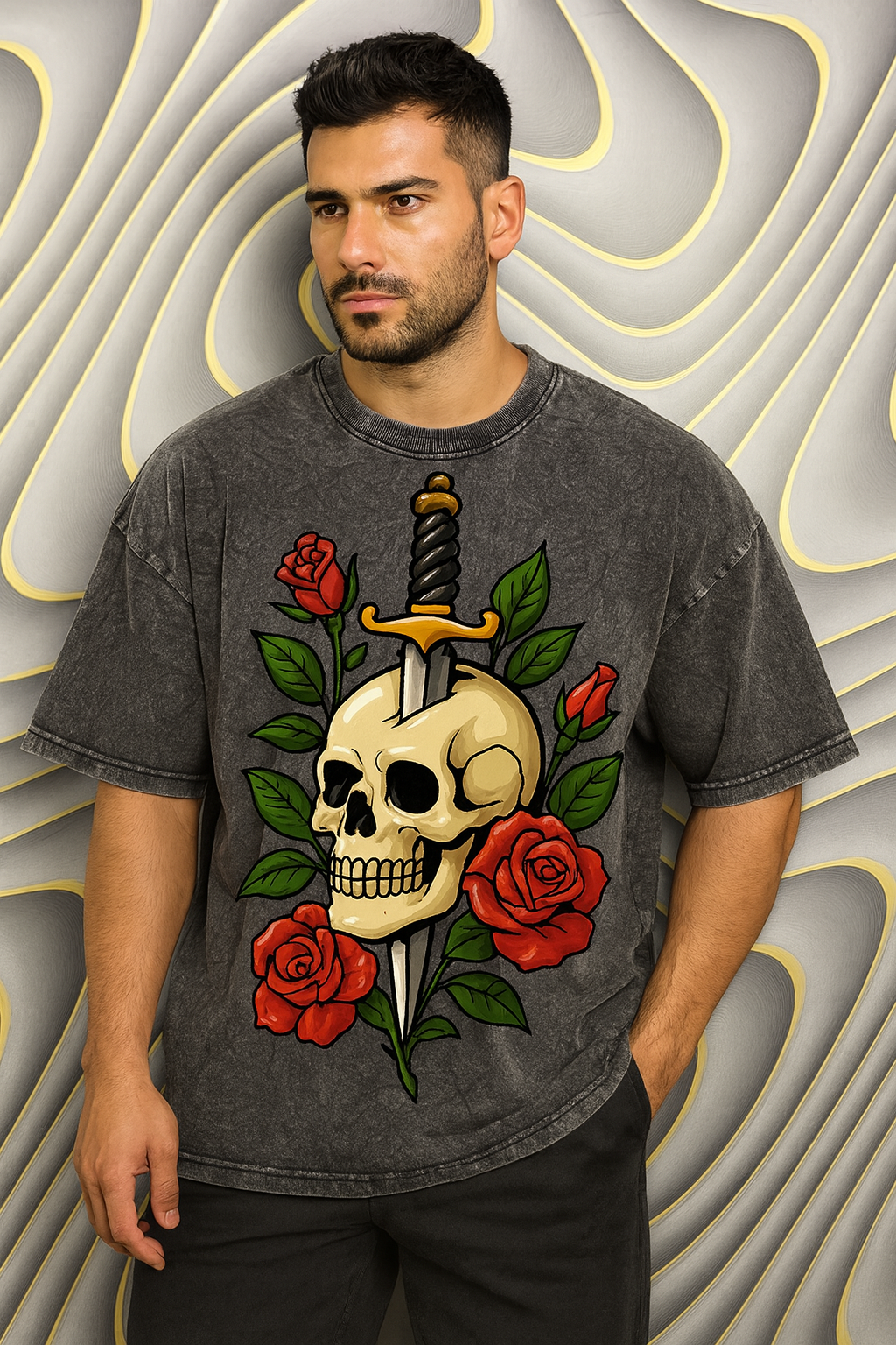 Oversize Acid wash T-shirt