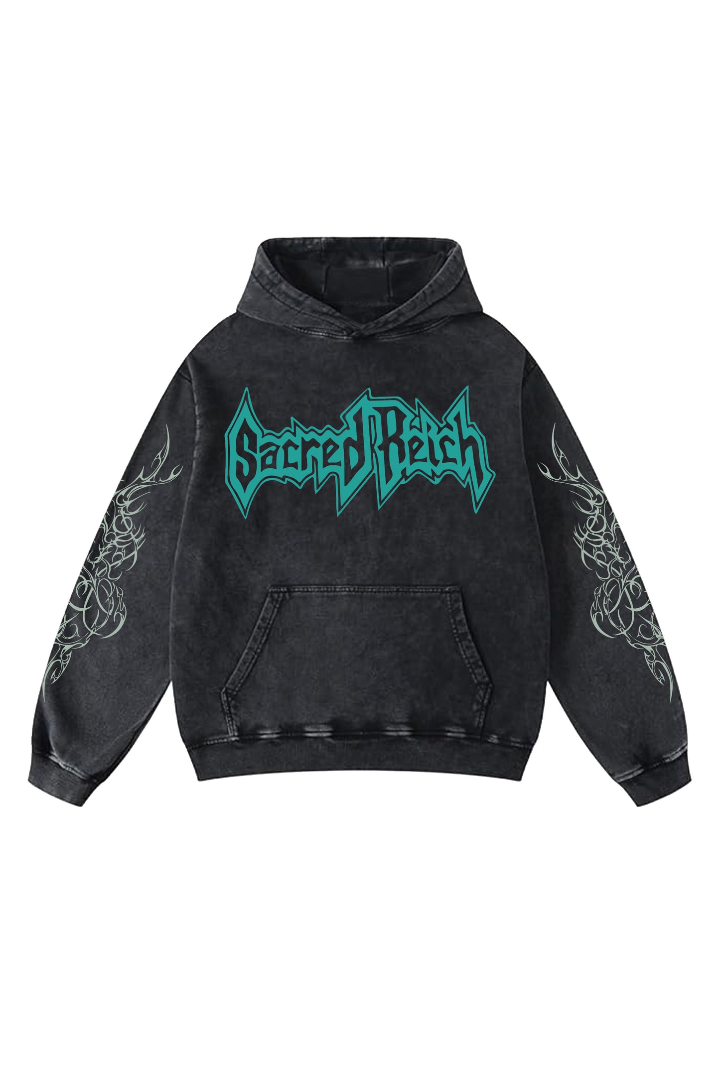Sacred Riech Designed Oversized Hoodie