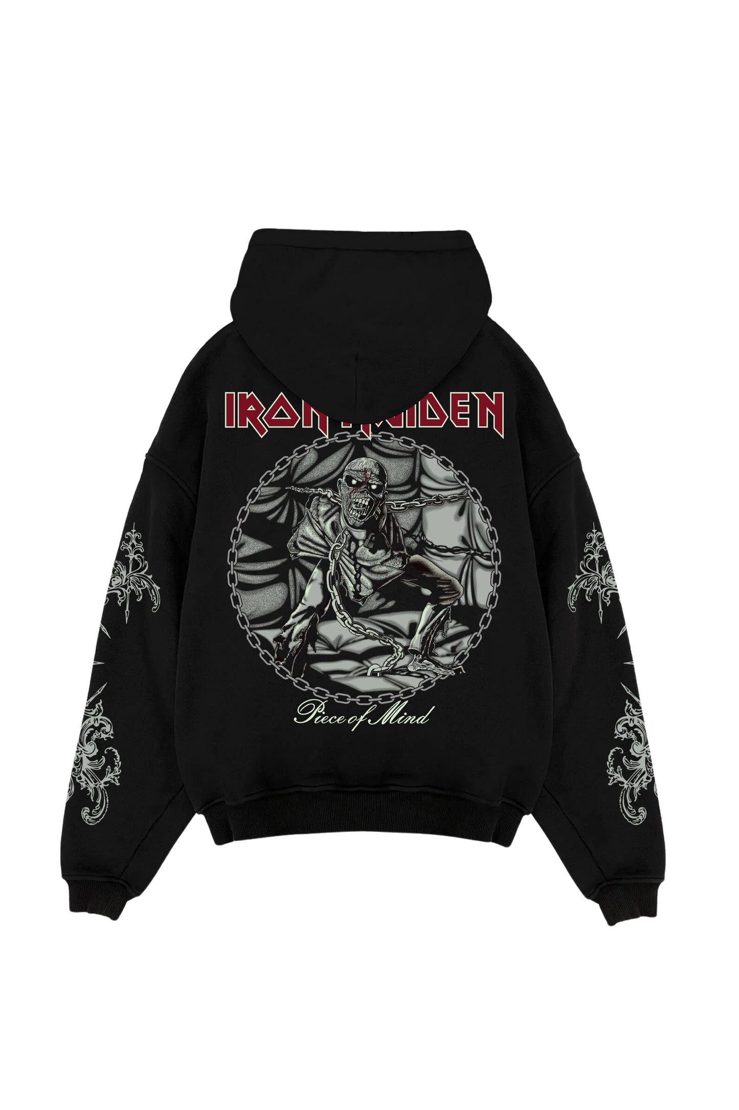 Iron Maiden Designed Oversized Hoodie