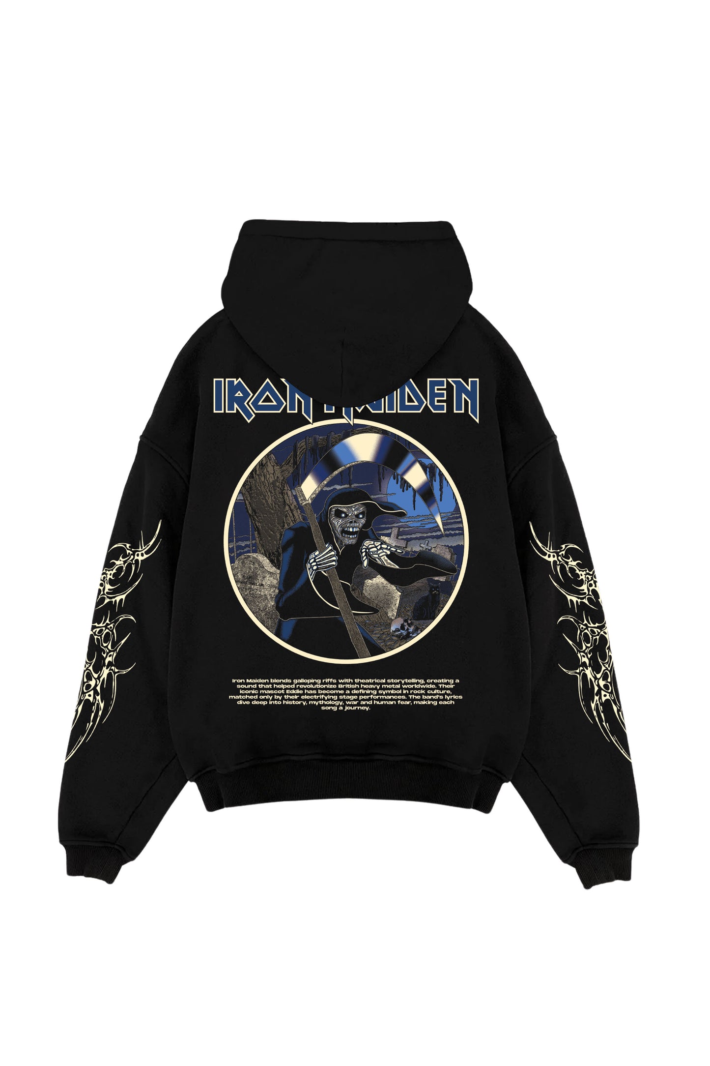 Iron Maiden 01 Designed Oversized Hoodie