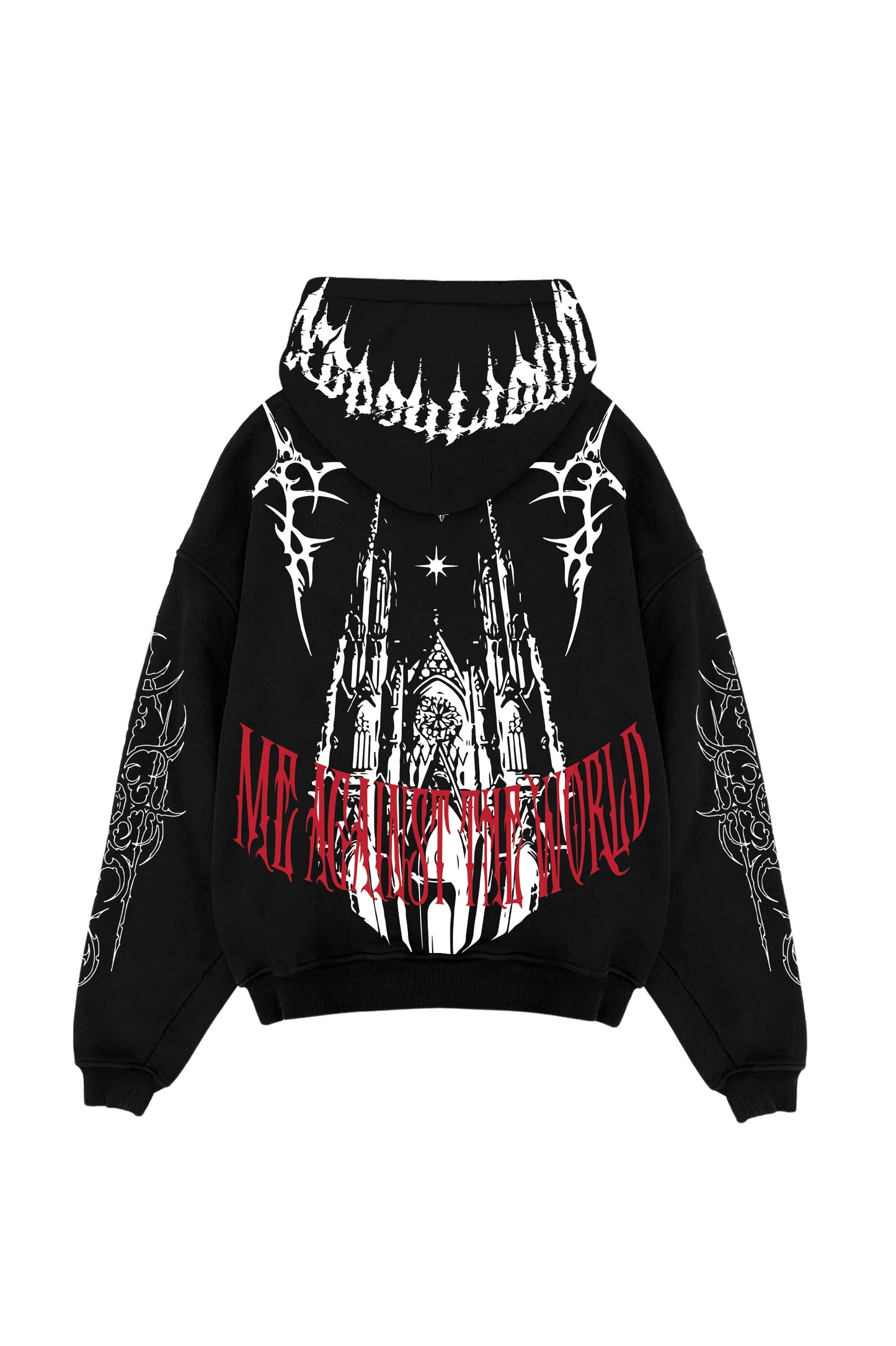 Hollow Crown Designed Oversized Hoodie