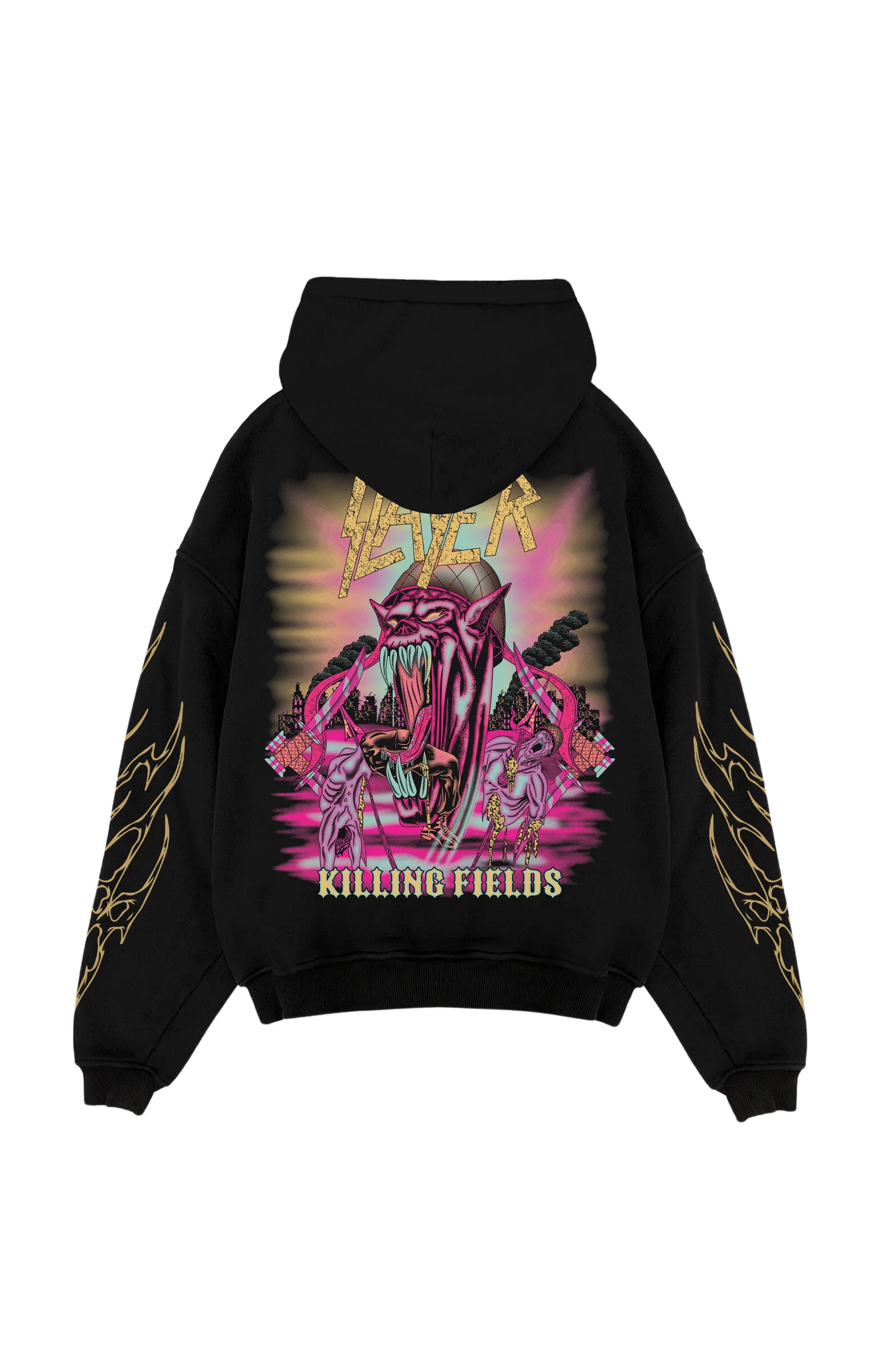Slayer Designed Oversized Hoodie