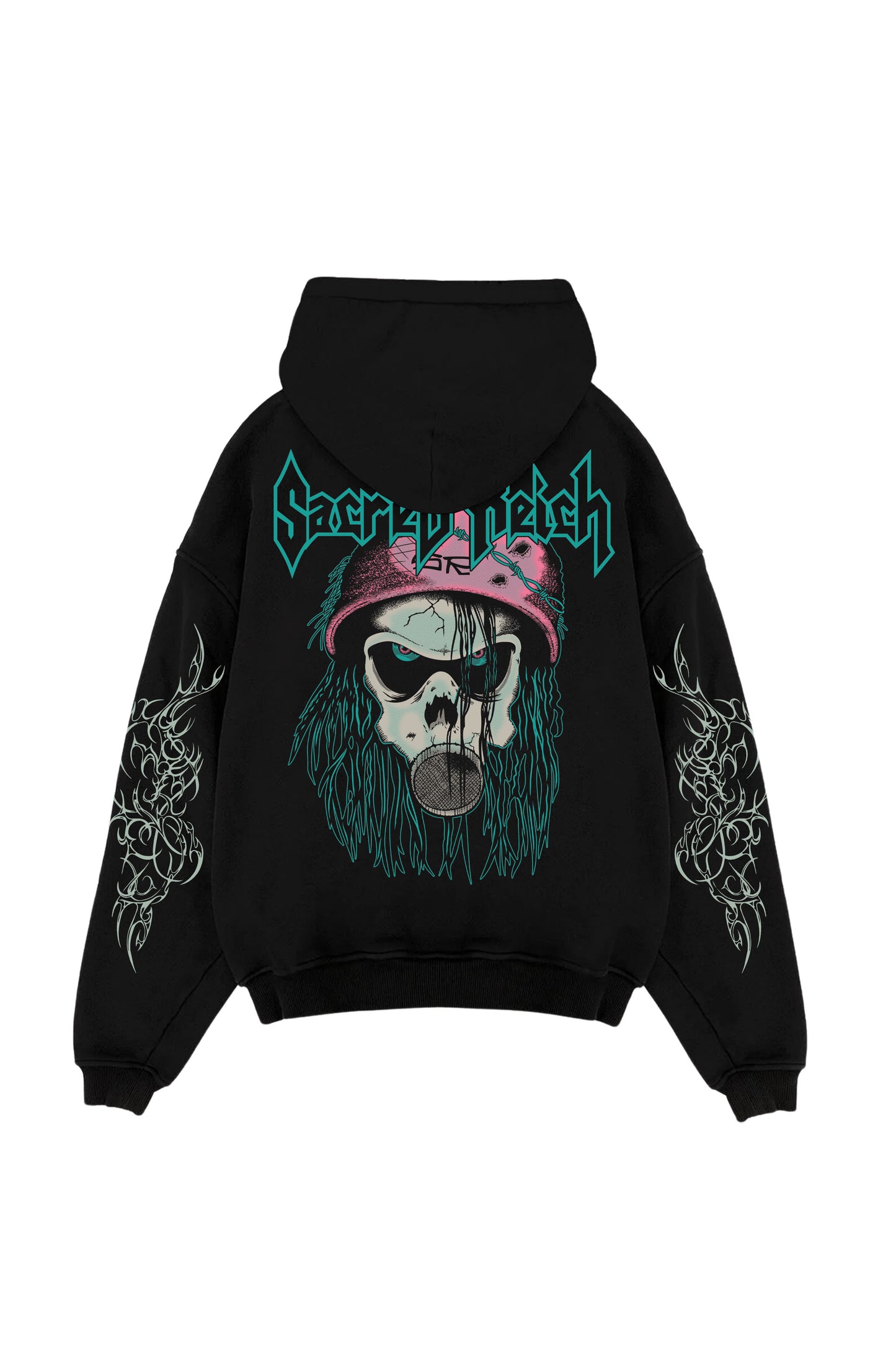 Sacred Riech Designed Oversized Hoodie