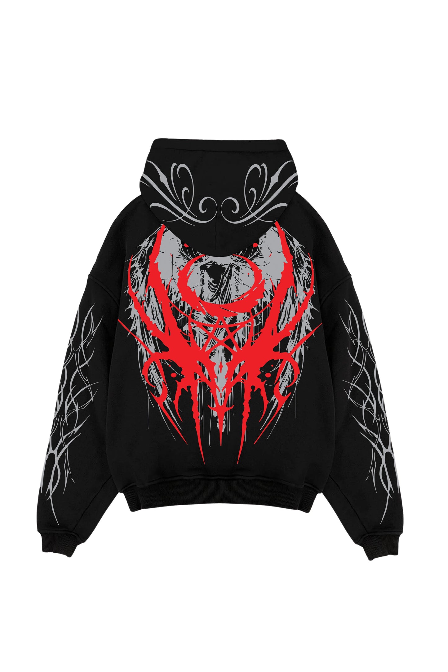 Graven Seal Designed Oversized Hoodie