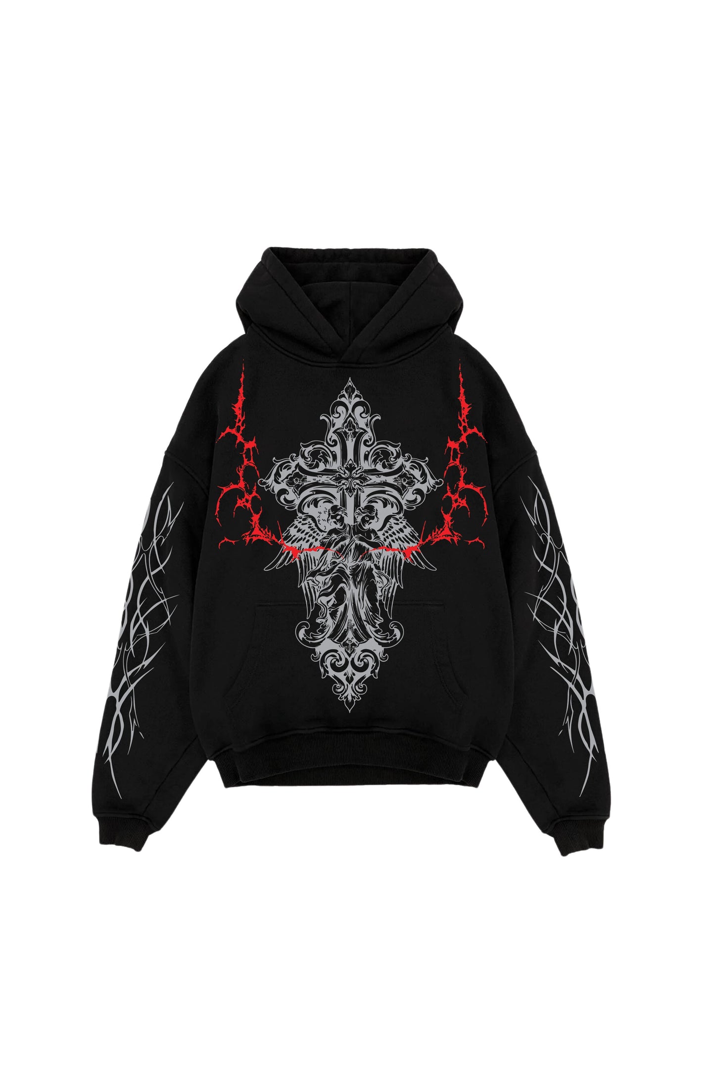 Graven Seal Designed Oversized Hoodie