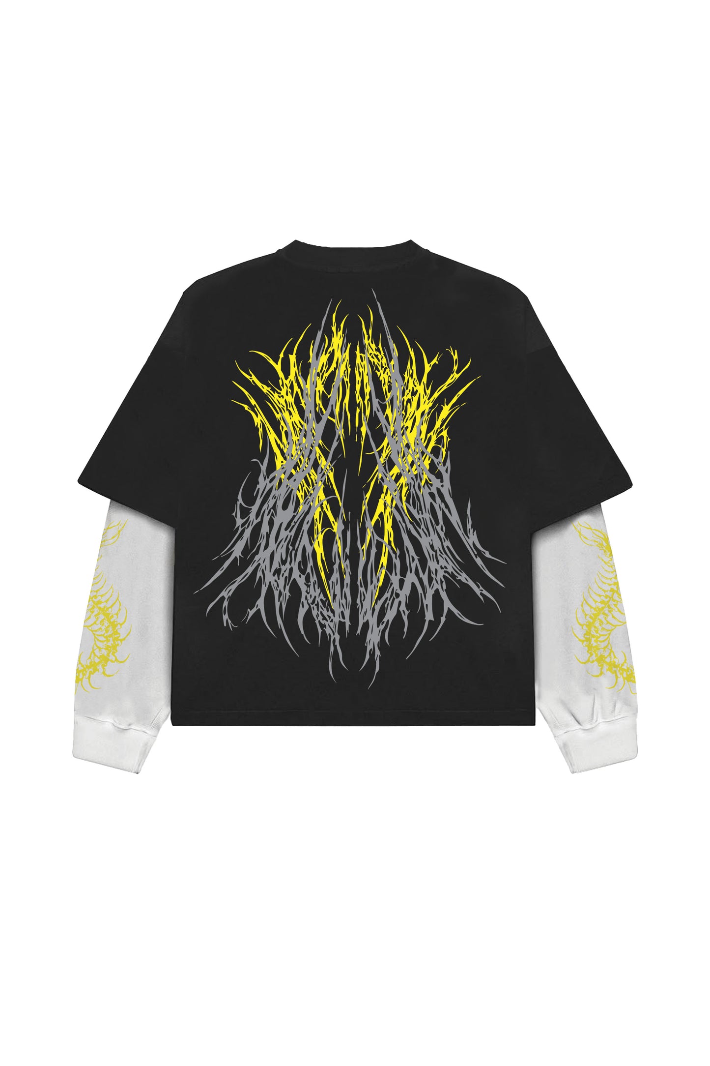 Daggerborn Designed B&W LS Oversized Tee