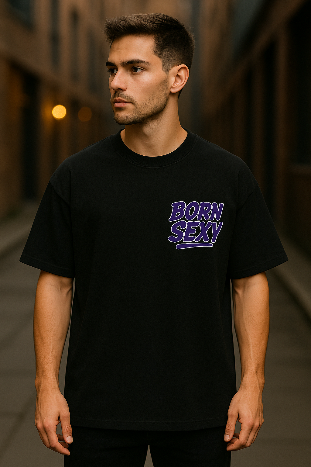 Oversize Print T-shirt