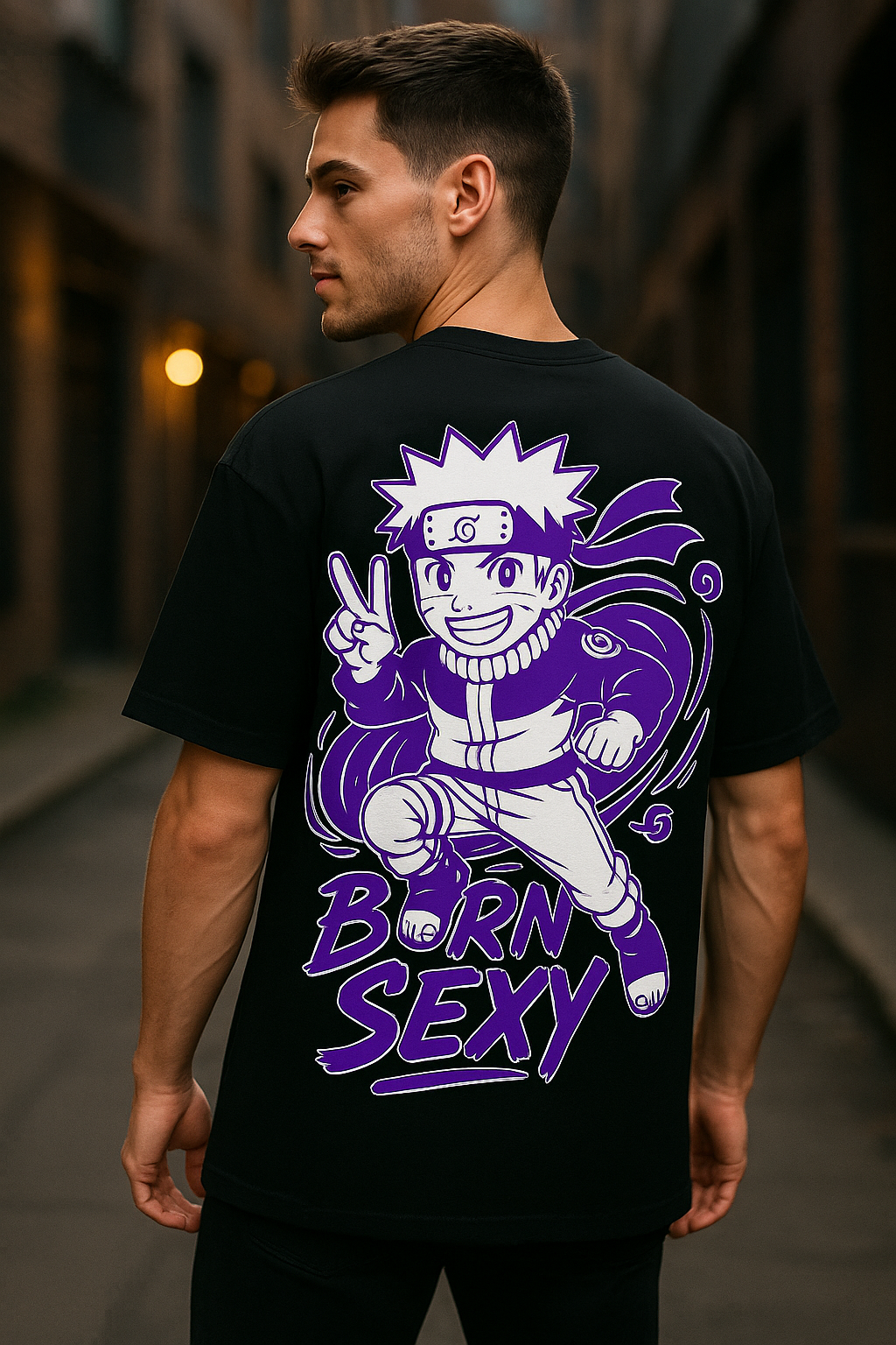 Oversize Print T-shirt