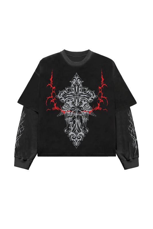 Graven Seal Designed B&G LS Oversized Tee