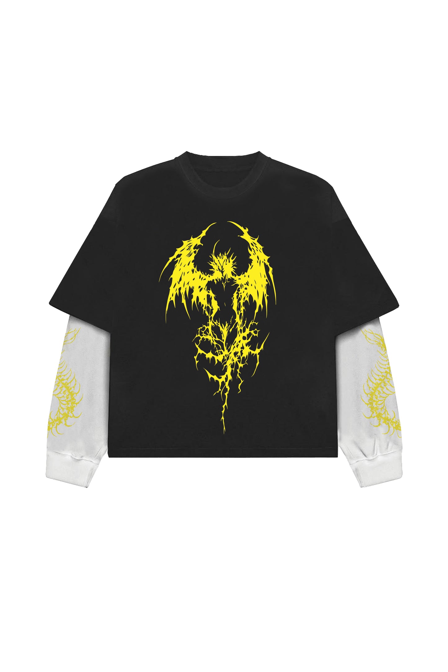 Daggerborn Designed B&W LS Oversized Tee