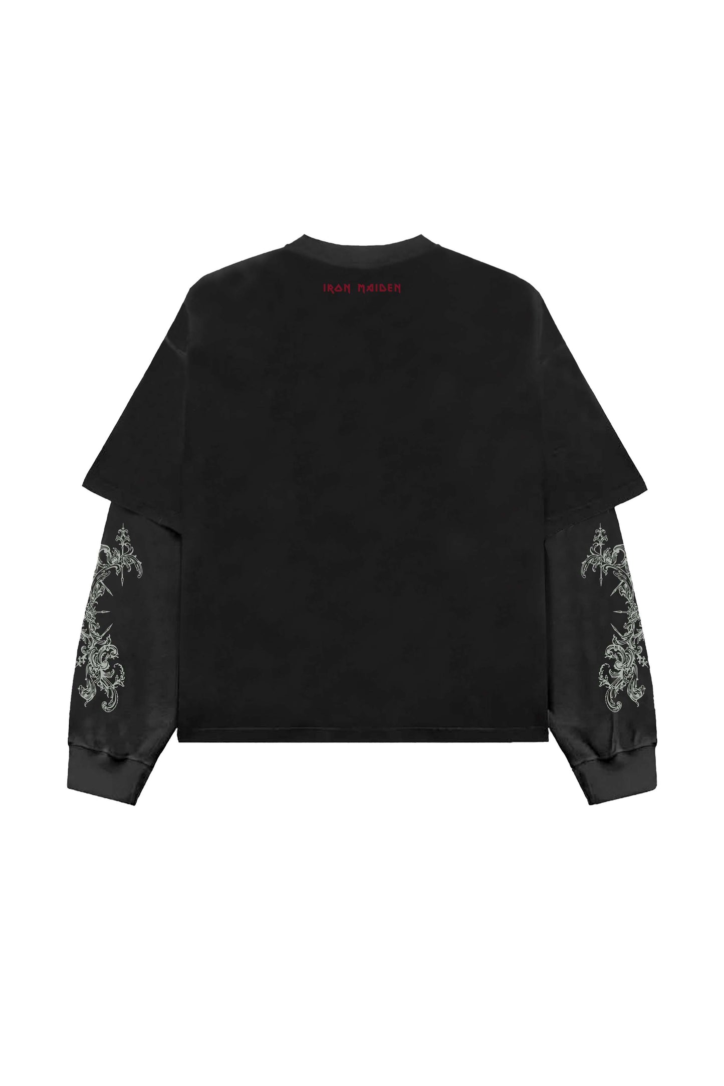 Iron Maiden Designed Oversized Long Sleeve Tee
