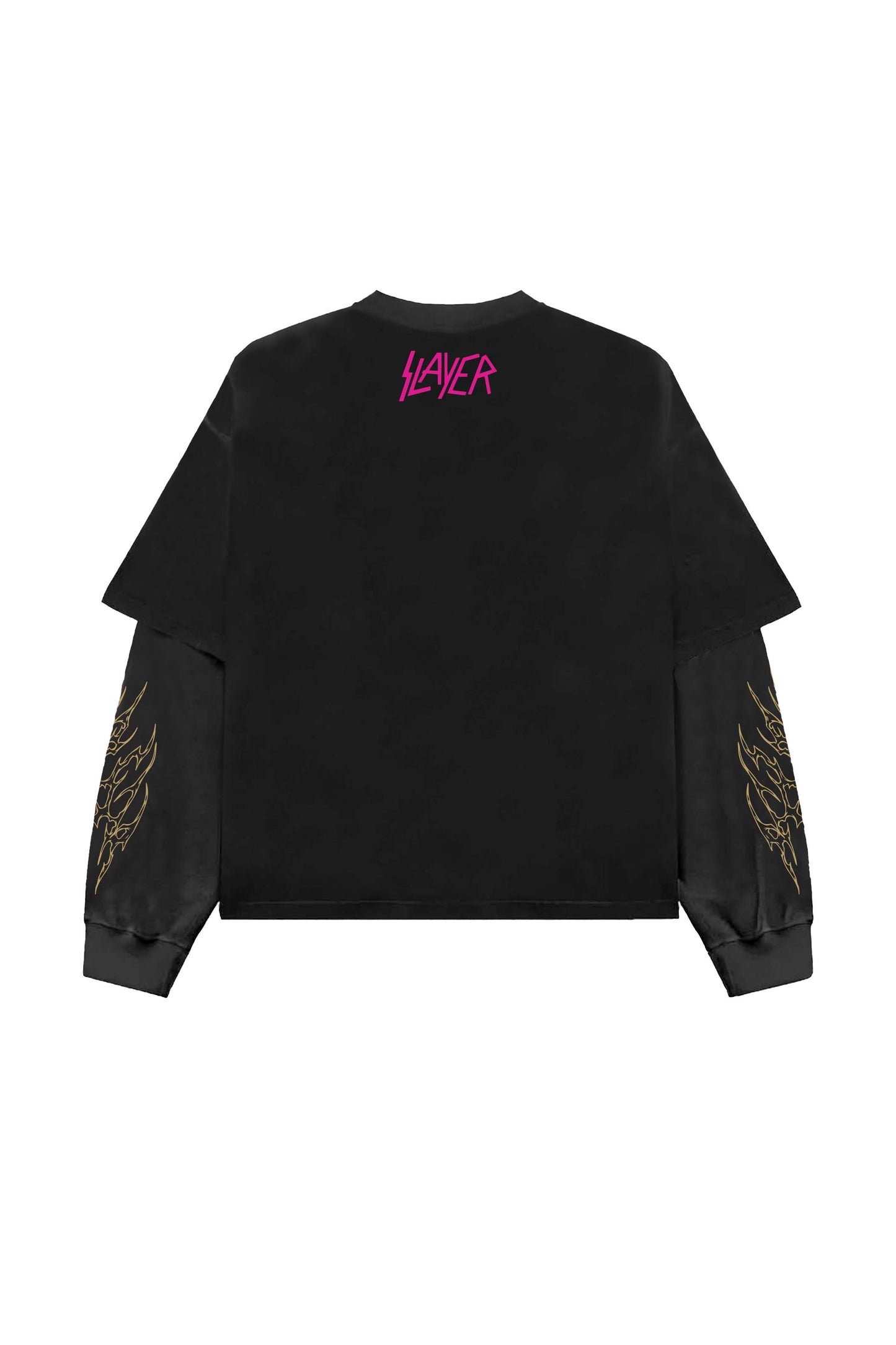 Slayer Designed Oversized Long Sleeve Tee