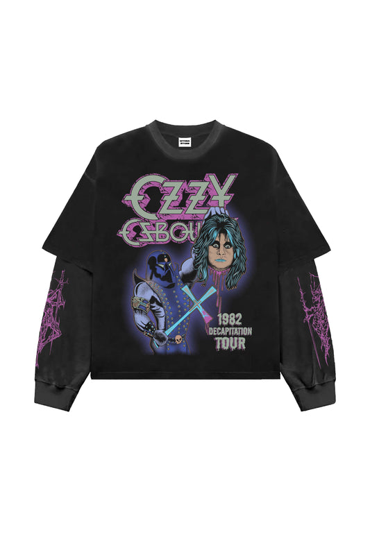 Ozzy Designed Oversized Long Sleeve Tee