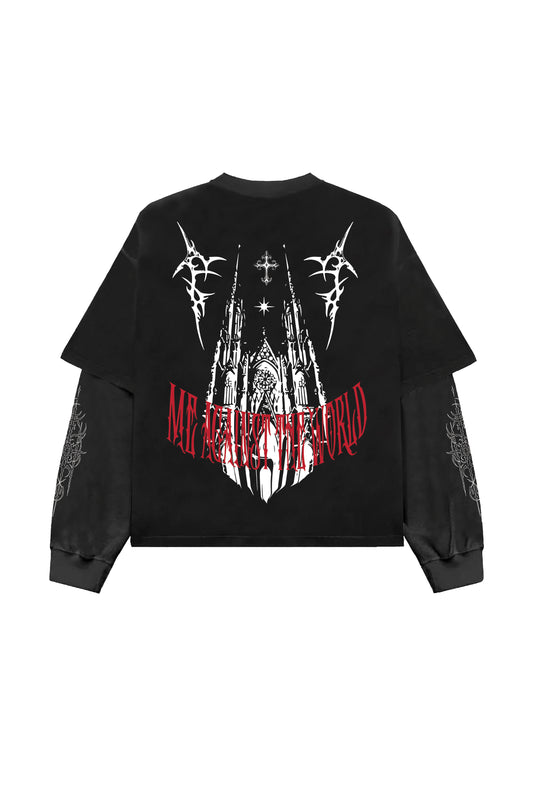 Hollow Crown Designed B&G LS Oversized Tee